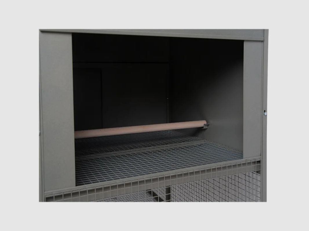 Großer Hühnerstall aus verzinktem Metall mit Auslauf für 3 bis 4 Hühner, Bild 20 von 29