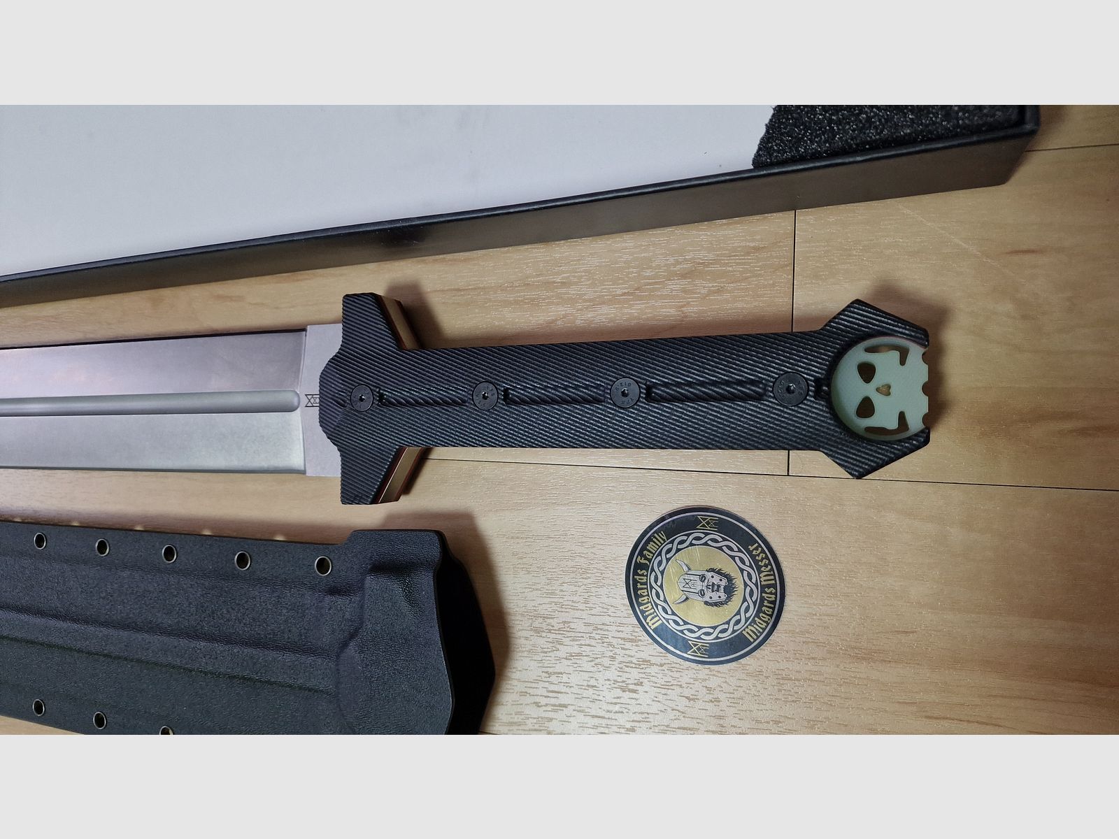 Midgards Messer Tyrfing V2 Kurz-Schwert Neu OVP 1,7 kg Sandvik Stahl