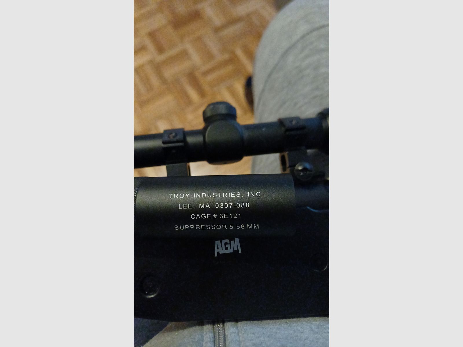 AGM Mauser L96 black sport rifle