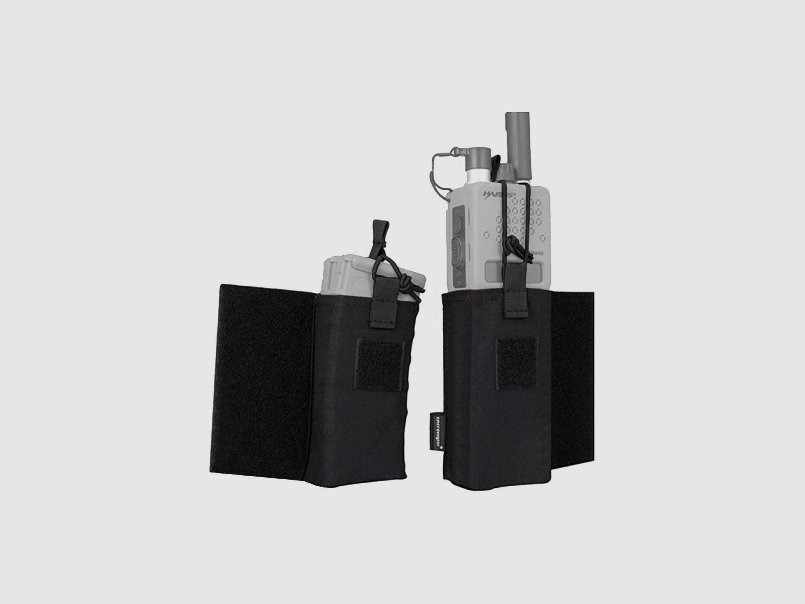 Emersongear Set mit zwei Taschen für Funkgeräte oder Magazine schwarz, Bild 6 von 6