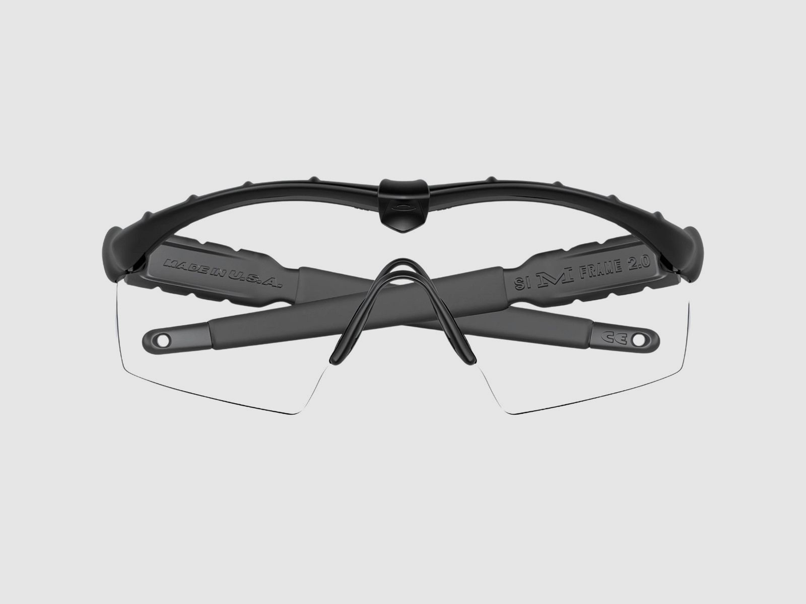 Oakley- Gafas balísticas Standard Issue M Frame 2.0 Industrial - Matte Black - Lentes transparentes - OO9213-04, imagen 4 de 6
