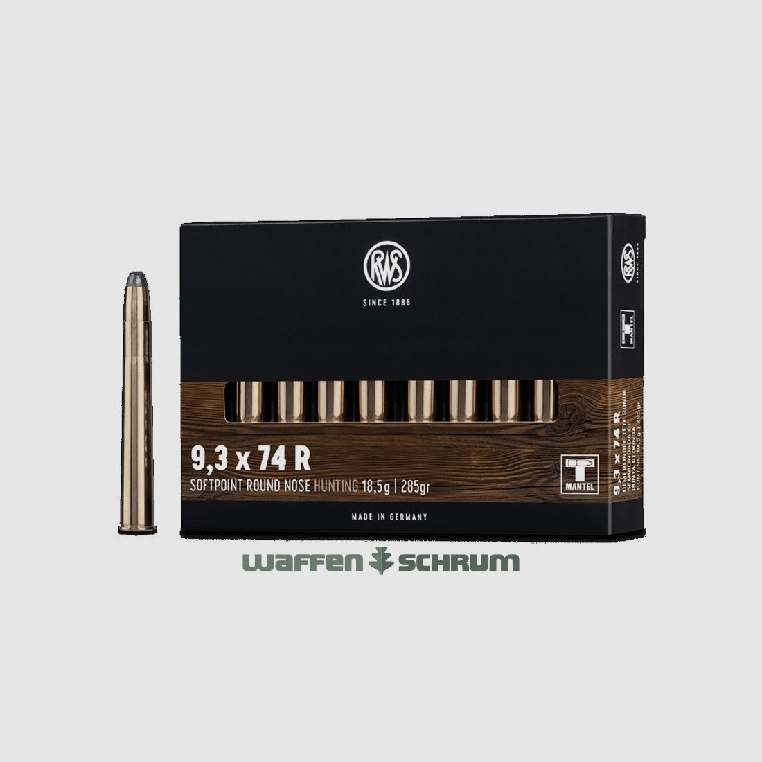 RWS TMR 18,5g - 285gr 9,3x74R