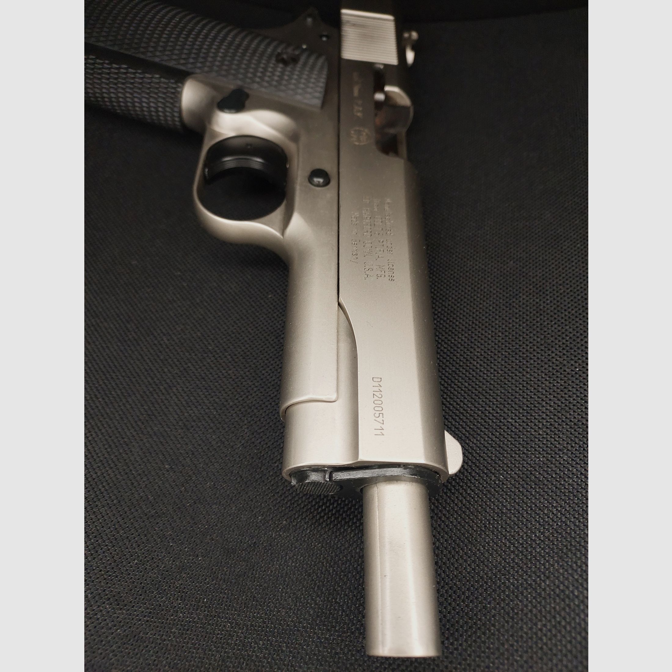 Colt Government 1911 A1 Pistolet alarmowy 9mm P.A.K. Nikiel (PTB 774)