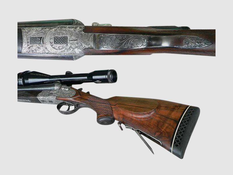 Drilling Krieghoff, Kal. 12/70 8x60R