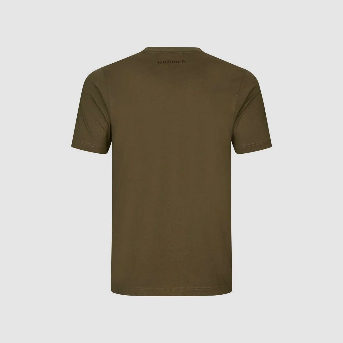 KOSZULKA H-LOGO S/S DARK OLIVE HARKILA, zdjęcie 2 z 9