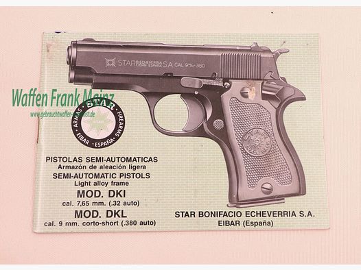 Star - Espagne Mode d'emploi Mod. DKI