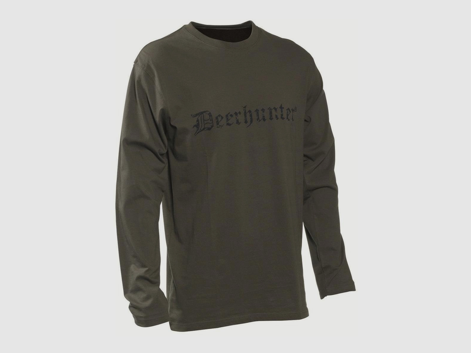 Deerhunter Shirt Herren Langarm - Oliv