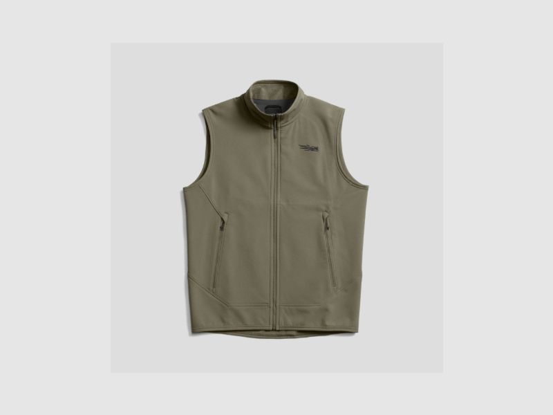 Sitka Alpha Fleece Vest - Dark Green Sage, afbeelding 2 van 3