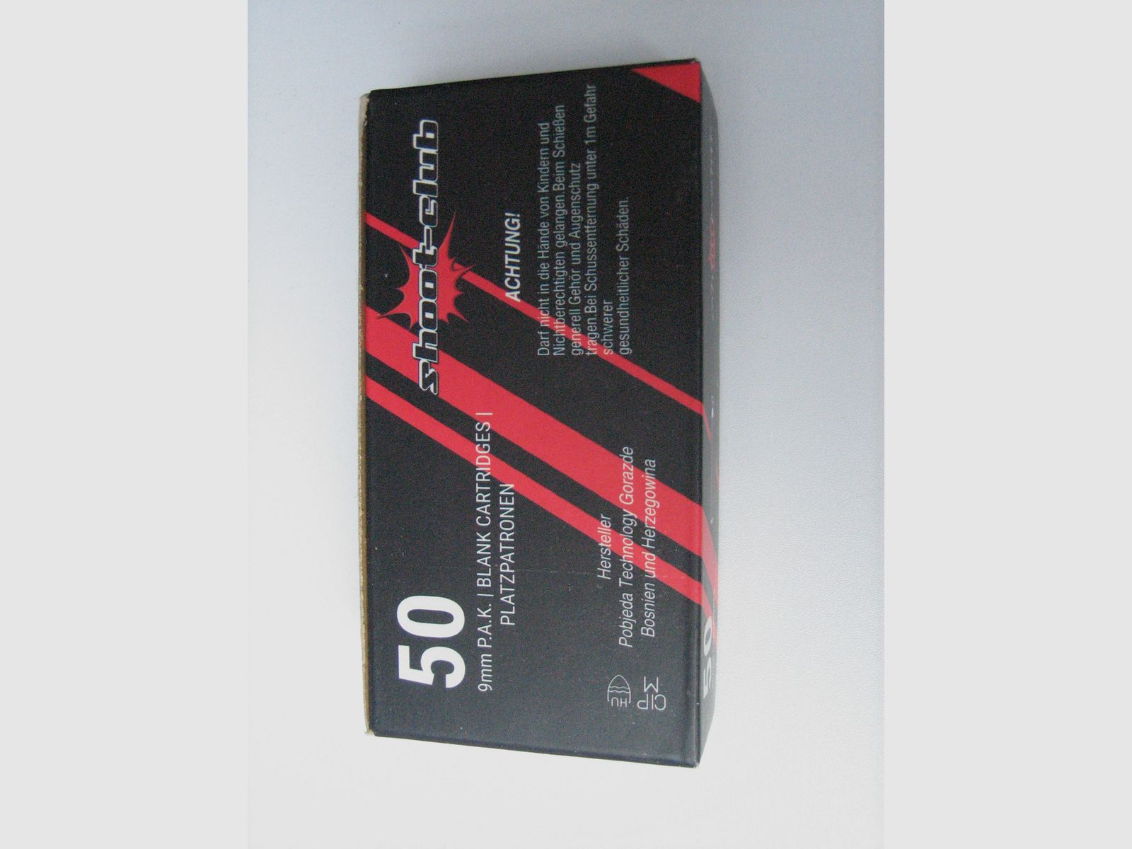 Knallpatronen 9mm P.A.K NEU Platzpatronen