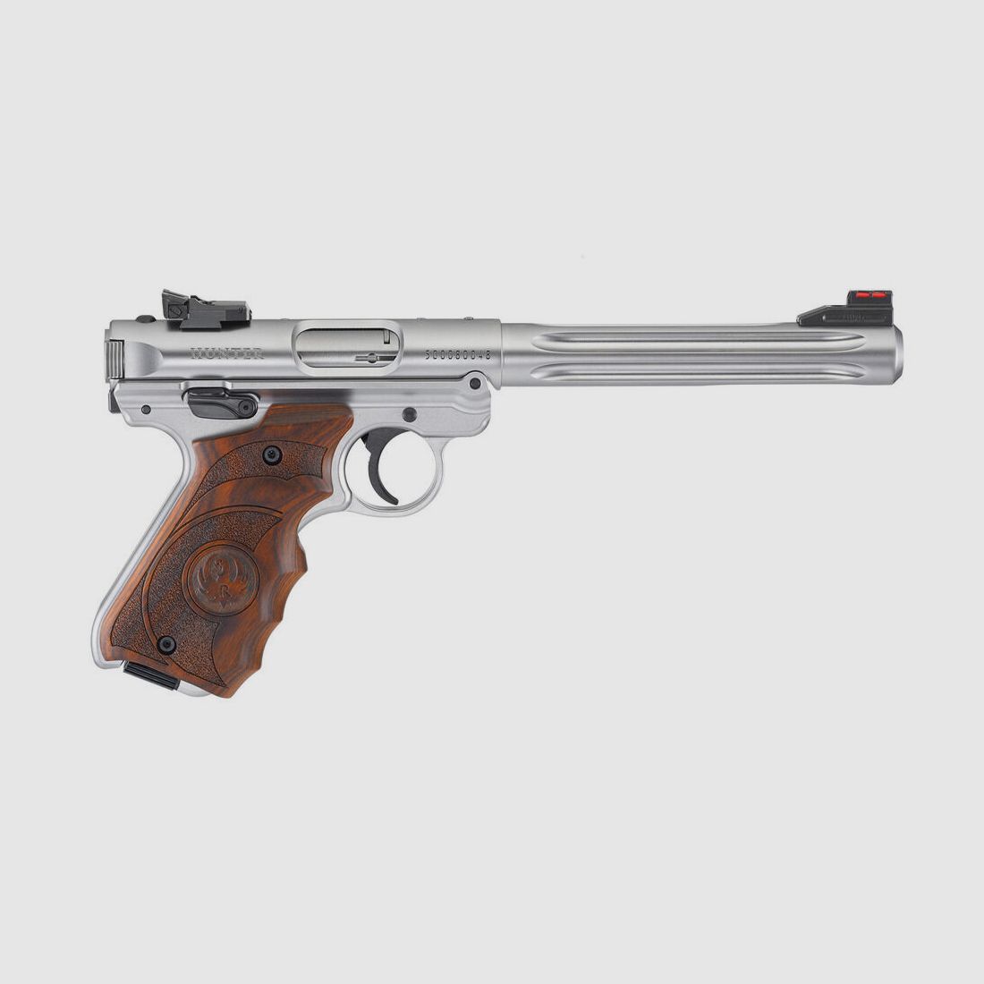 Ruger MARK IV HUNTER .22 LR 6,9"/17,48CM SATINERENDE RVS