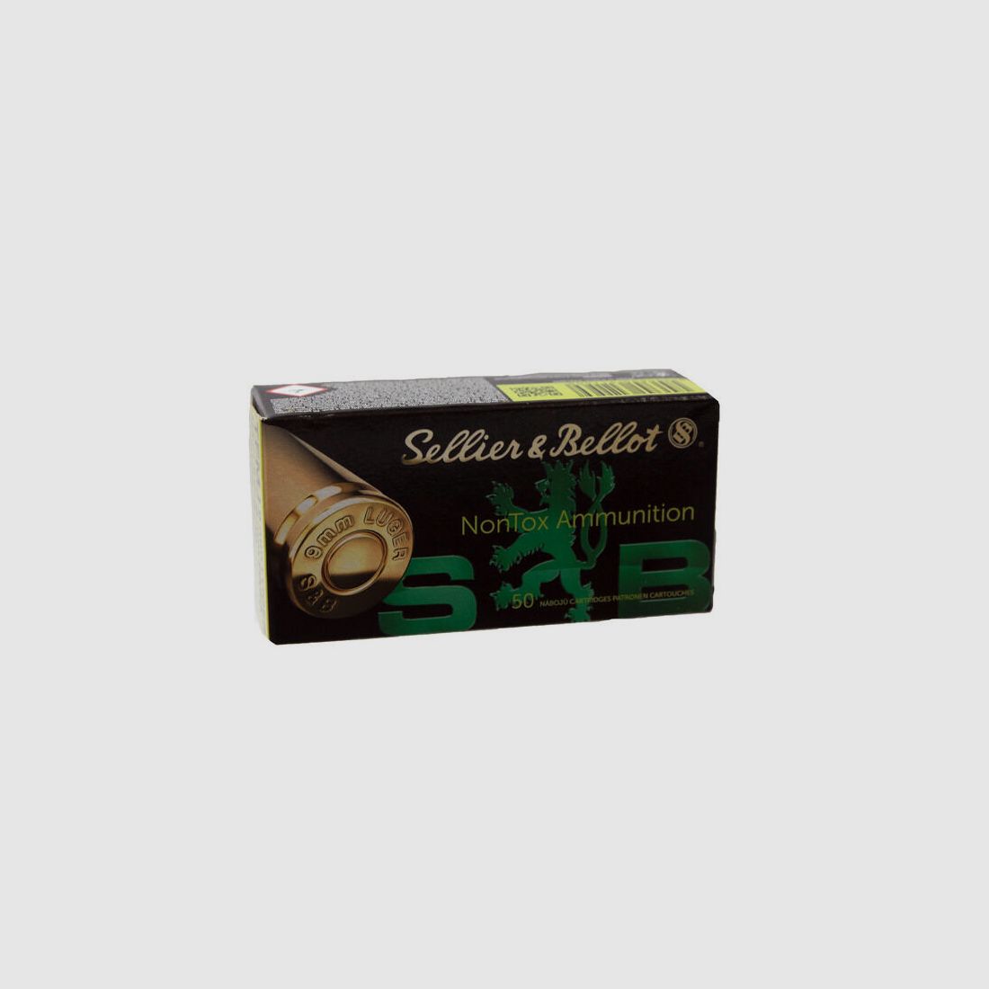 Sellier & Bellot TFMJ NON-Tox 8,0/124grs 9mmLuger
