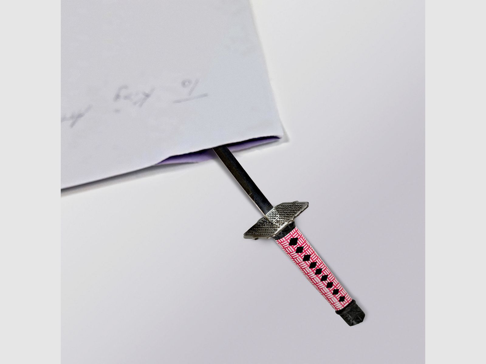 Katana mit Scheide und Ständer - Brieföffnerversion | 93231