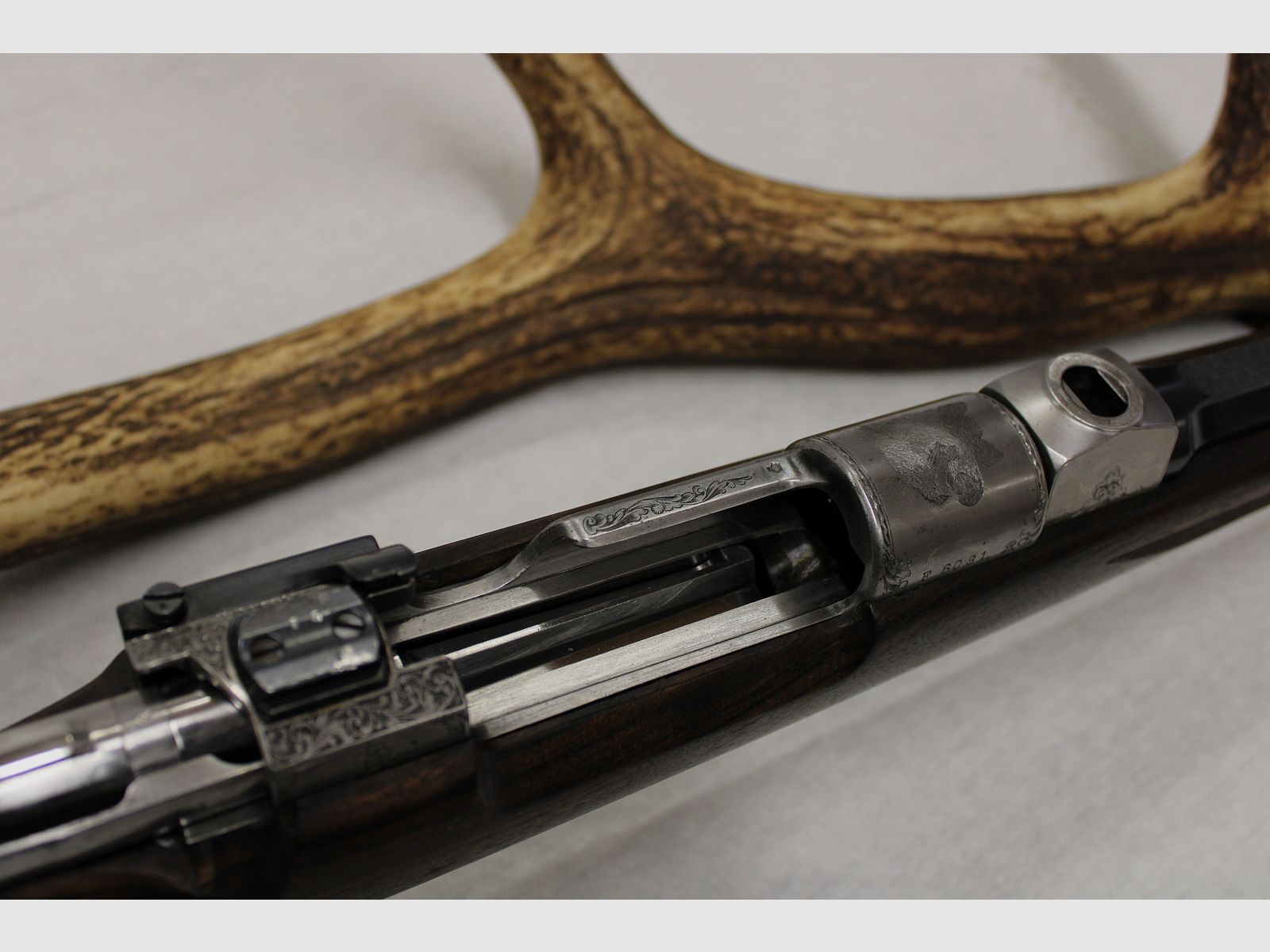 Repetierbüchse Mauser DWM Luxus Büchse 9,3 x 62 Keilerbüchse z grawerunkiem Rarytas Kahles 8 x 56 LP