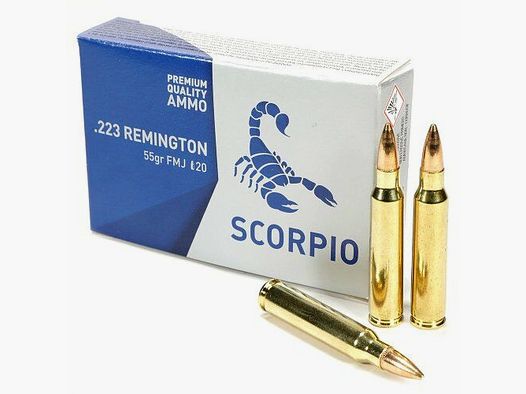 STV Scorpio .223 Rem FMJ 55grs 20 Schuss