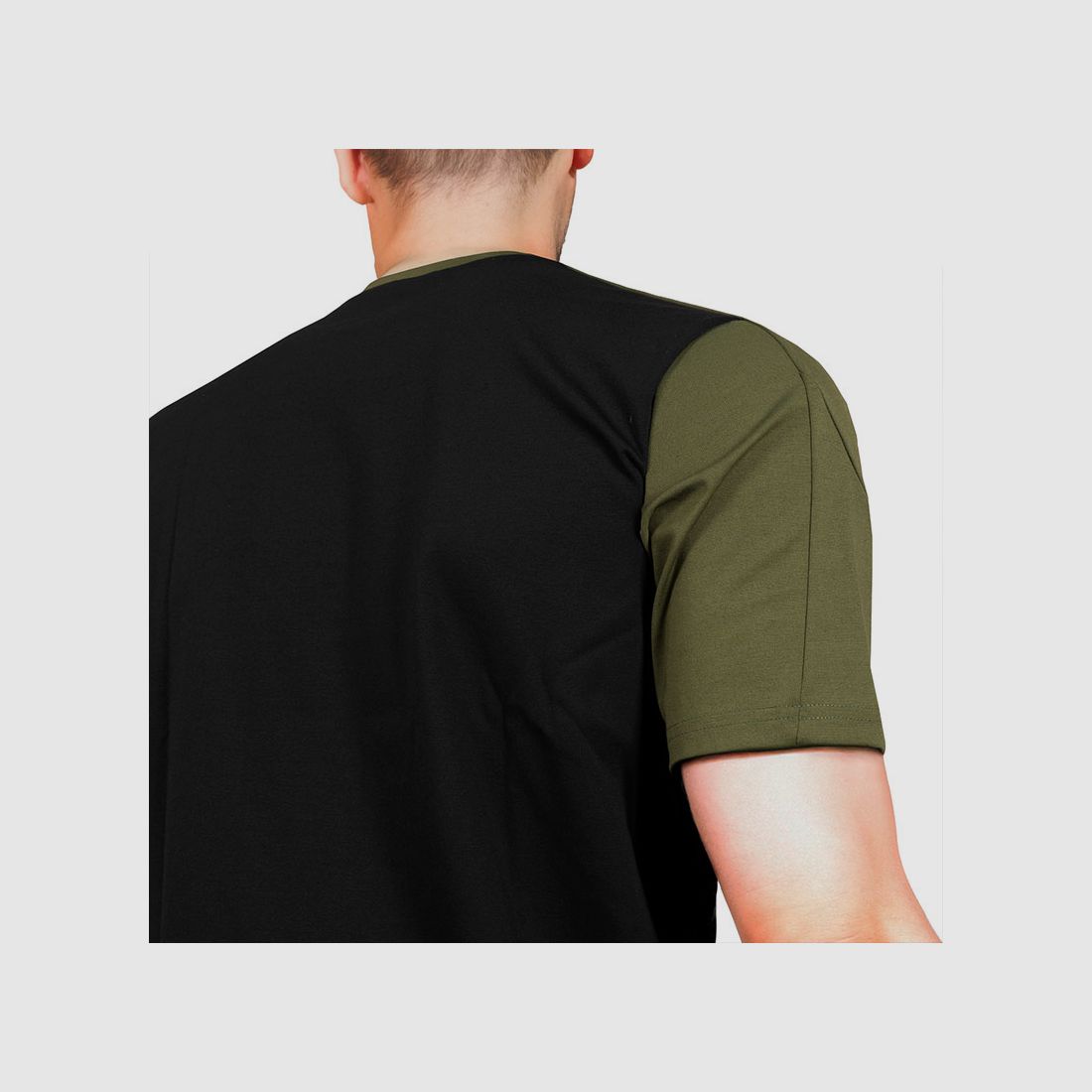 ACE Schakal T-shirt for men with short sleeves, olive color, image 4 of 5