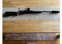 Haenel Jaeger 10 Compact, 308 LL55cm, Picatinny rail, with thread M15x1, suppressor, red dot reflex. Dot