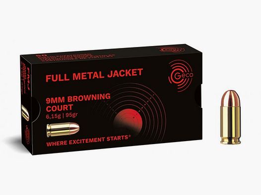 Munitions Geco 9 mm Browning Court .380 Auto /50