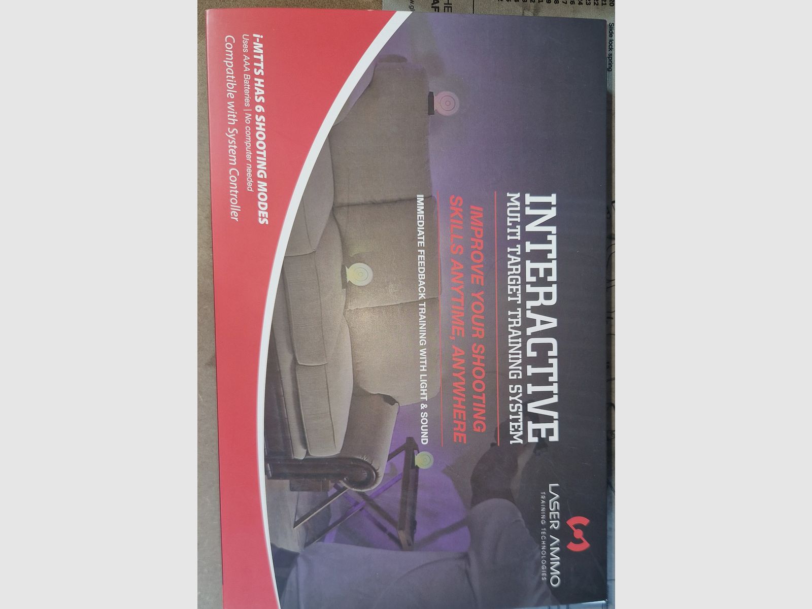 Zestaw treningowy Laser Ammo AR15 (WLB15-Wespe+ 3x cele i-MTTS)