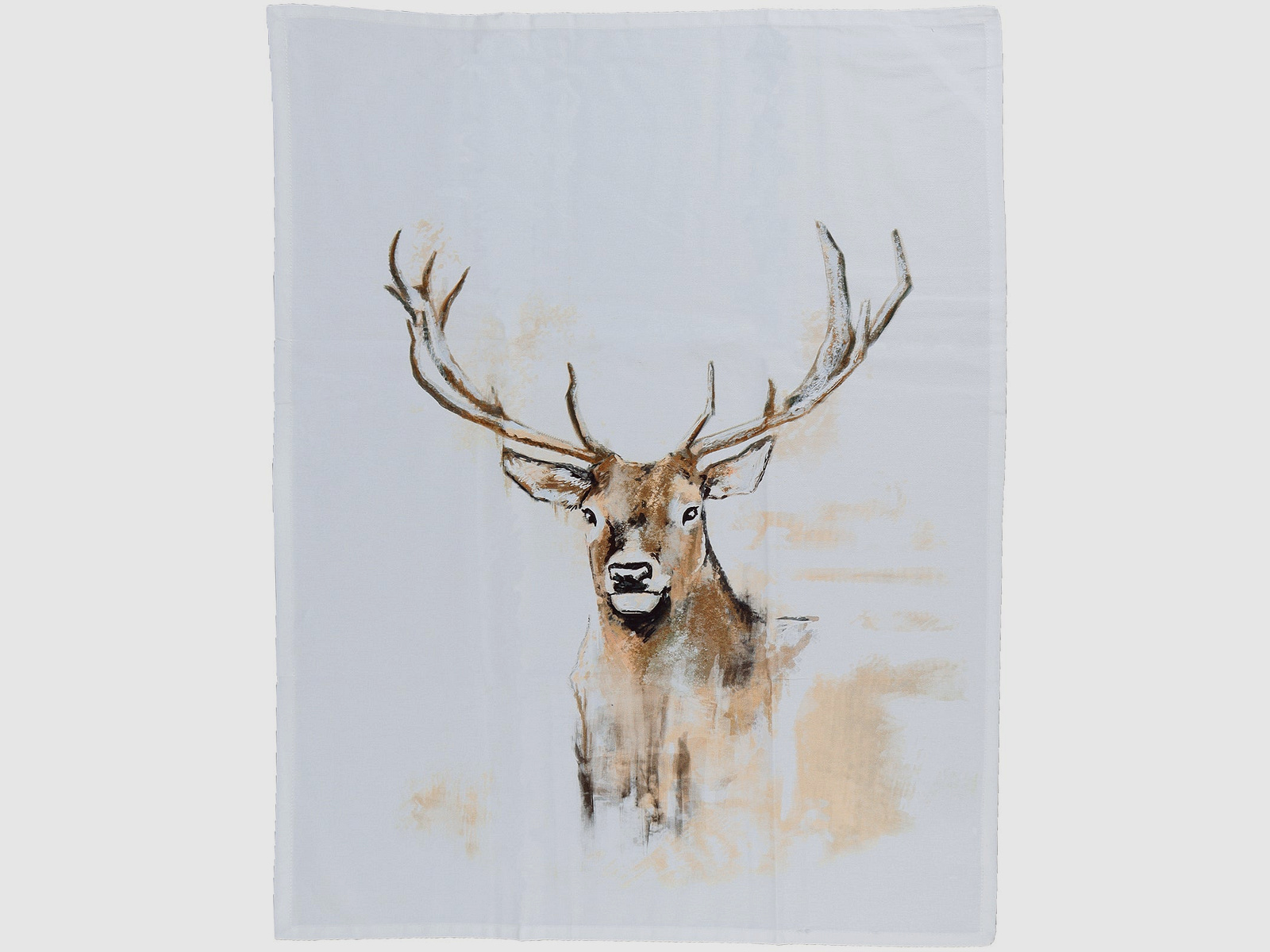 Geschirrtuch mit Hirschmotiv