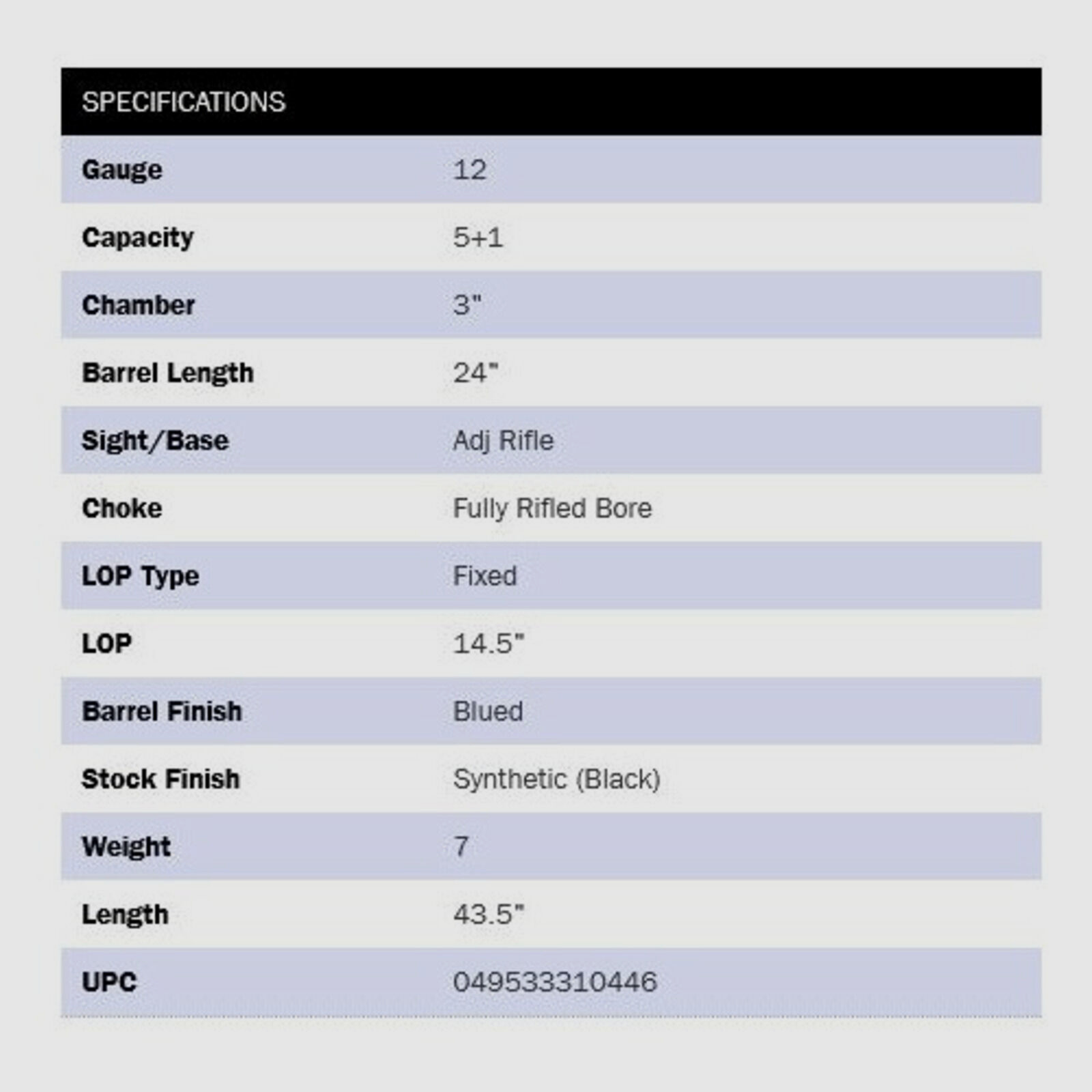 Mossberg Maverick 88 Slug 24" (24 Zoll) 12/76