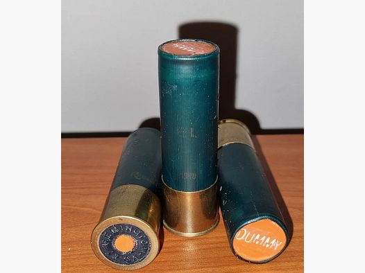 10x 12 Gauge Schrotflintenpatronen Dummy Snap cap Übungspatronen trockentraining