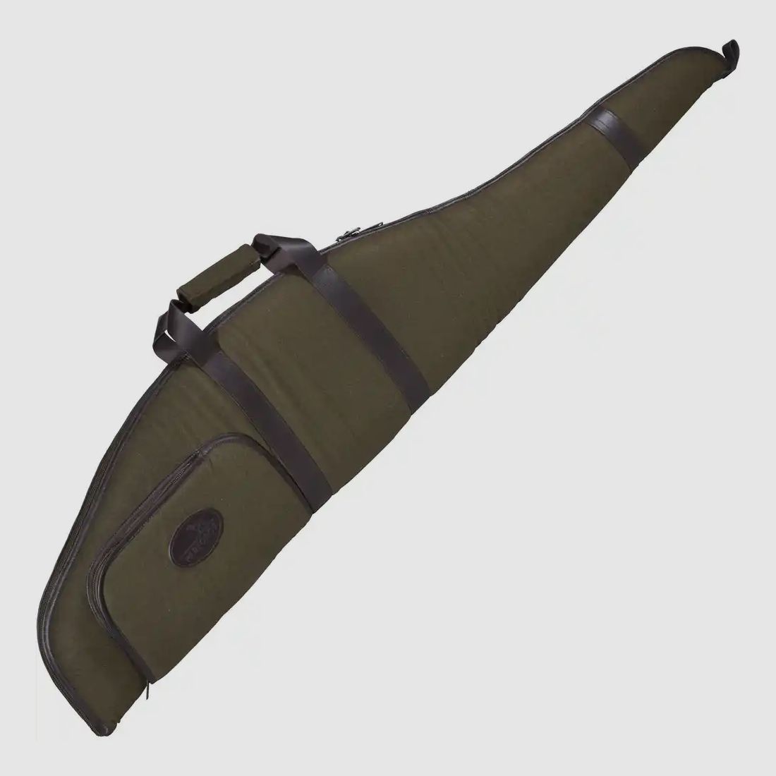 Long gun case Luxury Loden/leather