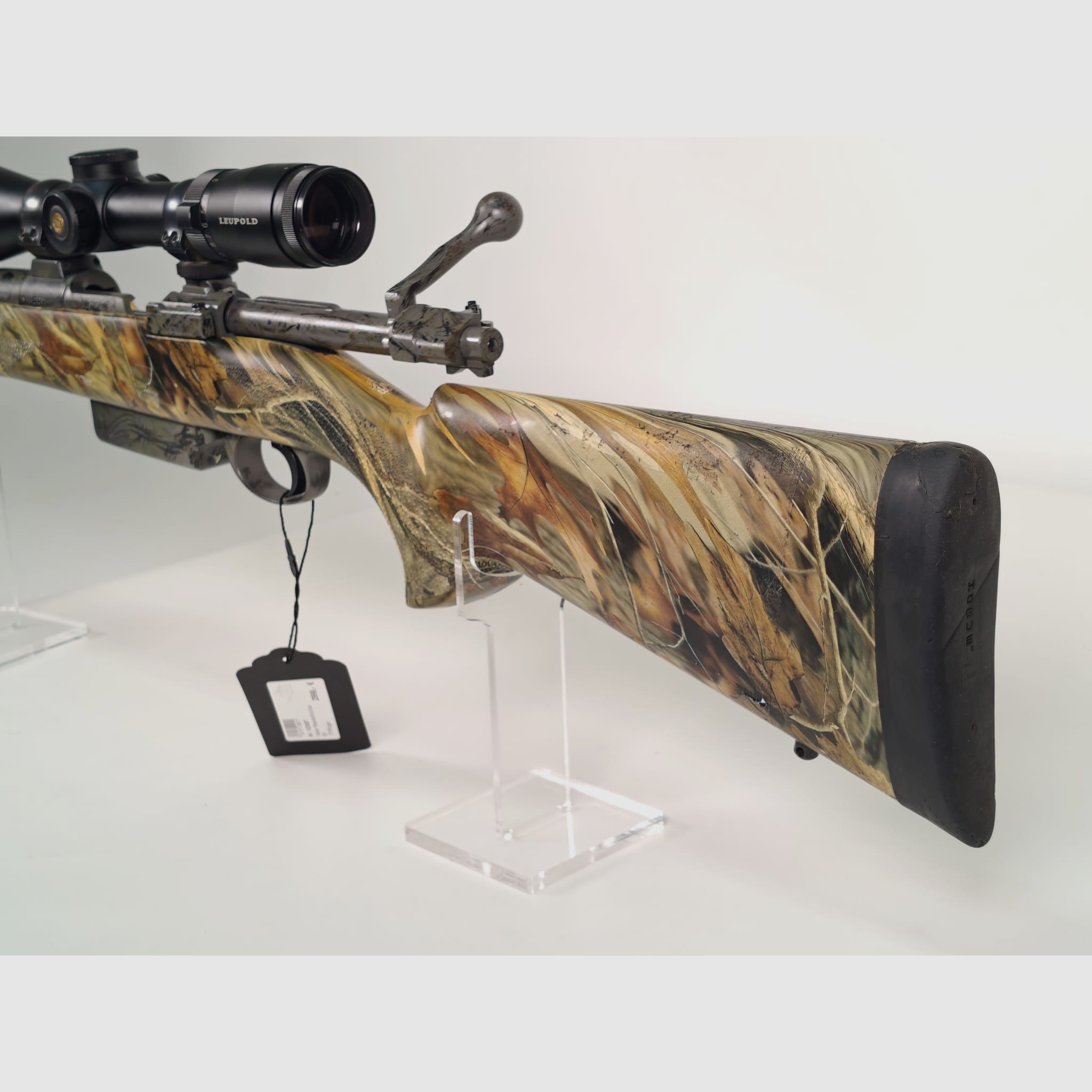 Steyr Mod. 98 .375Ruger con cañón intercambiable, Leupold VX-6 2-12x42 y Aimpoint 7000L 2x, imagen 6 de 8