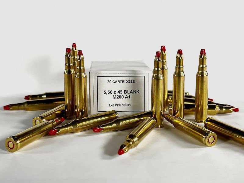 PPU Manöver Platzpatrone .223 Rem. M200A1 Blank (long) 1 Packung (20 Schuss á 0,745 €*)