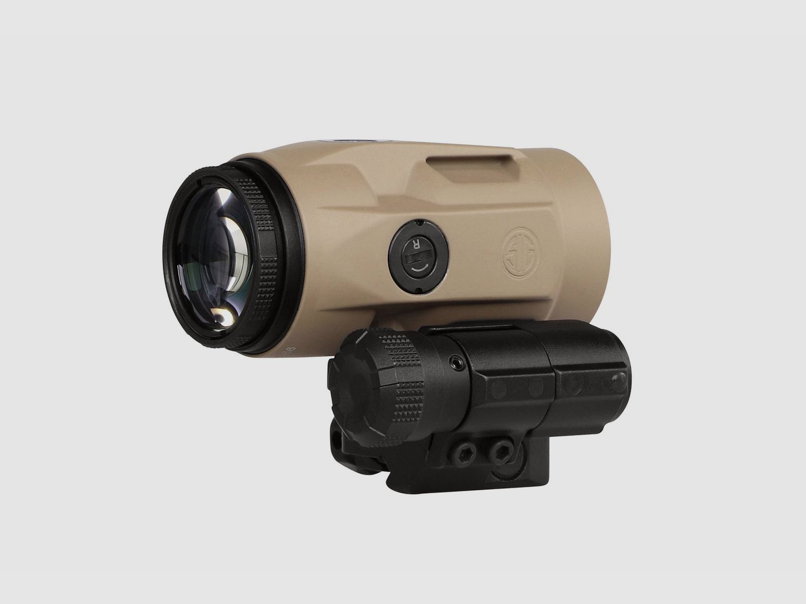 Sig Sauer SET ROMEO MSR 2 MOA and JULIET3 MICRO Magnifier 3x22 FDE SORJ72011