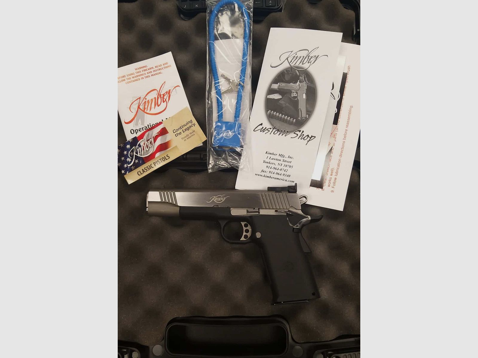 KIMBER GOLD MATCH TEN II CALIBRO 45 ACP BIFILARE, immagine 1 di 4