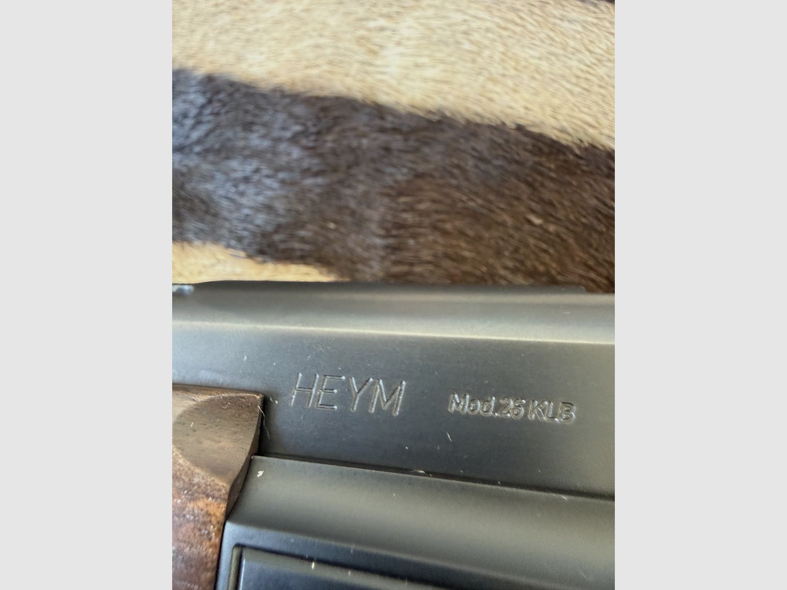 HEYM 26 KLB LEFT HAND 6.5 x 57 R, BREAK ACTION RIFLE