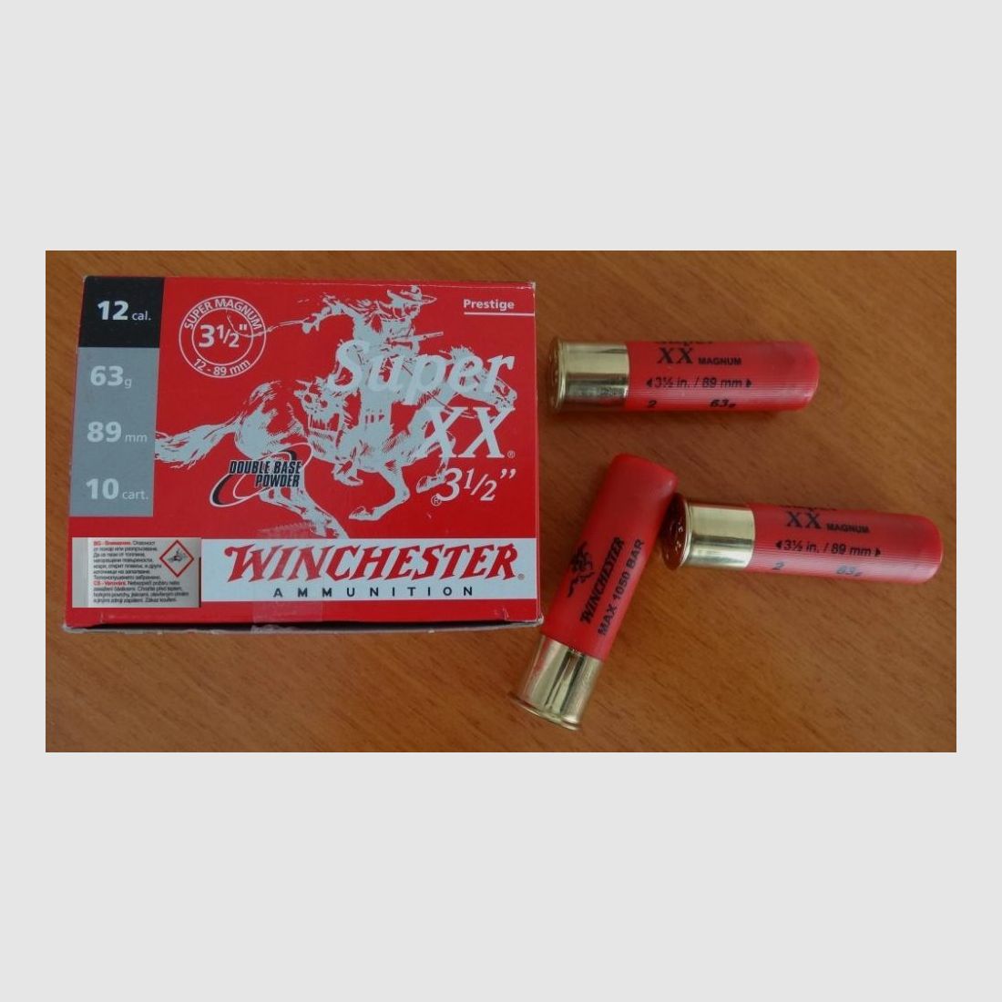 Winchester Winchester: Super XX Magnum cartuchos de perdigones 12/89