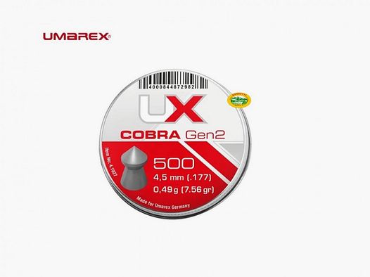 UMAREX pallini COBRA cal.4,5 0,49 g.