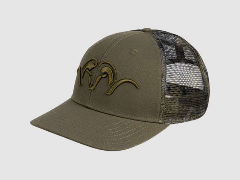 Blaser Cap Mesh Camo Dunkel Oliv