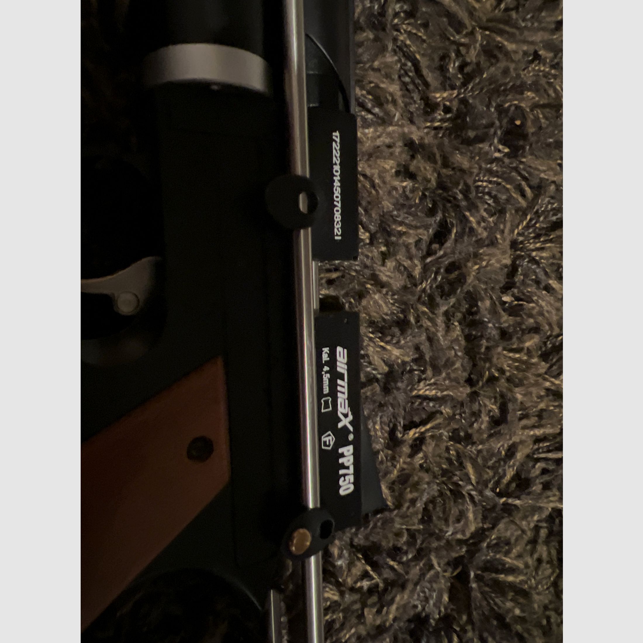 AirmaXPP750 LP compressed air pistol caliber 4.5 mm diabolo (P18)