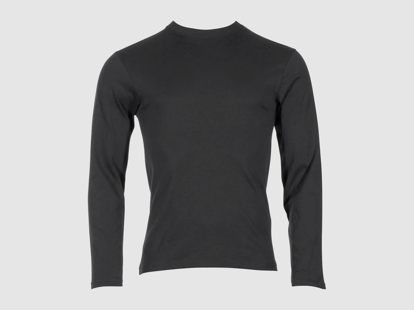 Mil-Tec Long Sleeve T-Shirt - Black / S Men