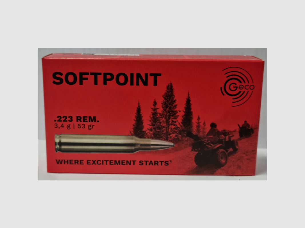 Geco .223 Rem TM 53gr, Bild 2 von 2