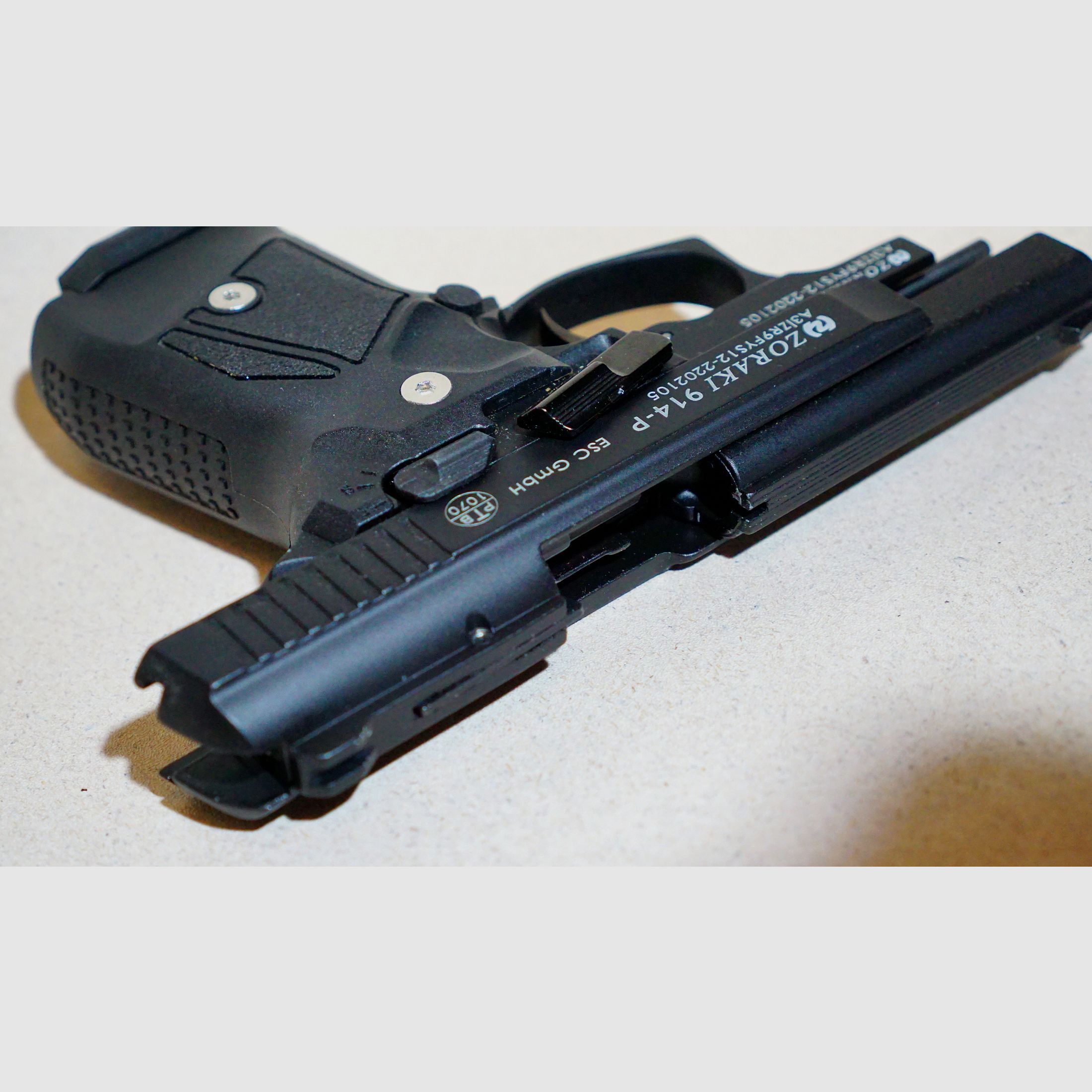 Zoraki 914 brüniert Schreckschuss Pistole 9mm P.A.K. neuwertig!