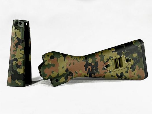 Heckler & Koch MP5 / SP5 Schaft-SET, CERAKOTE Flecktarn