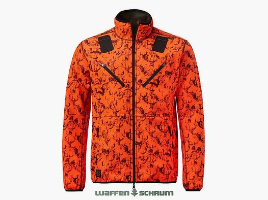 Chevalier Wendejacke Mist Windblocker Haute Visibilité Orange Cerf
