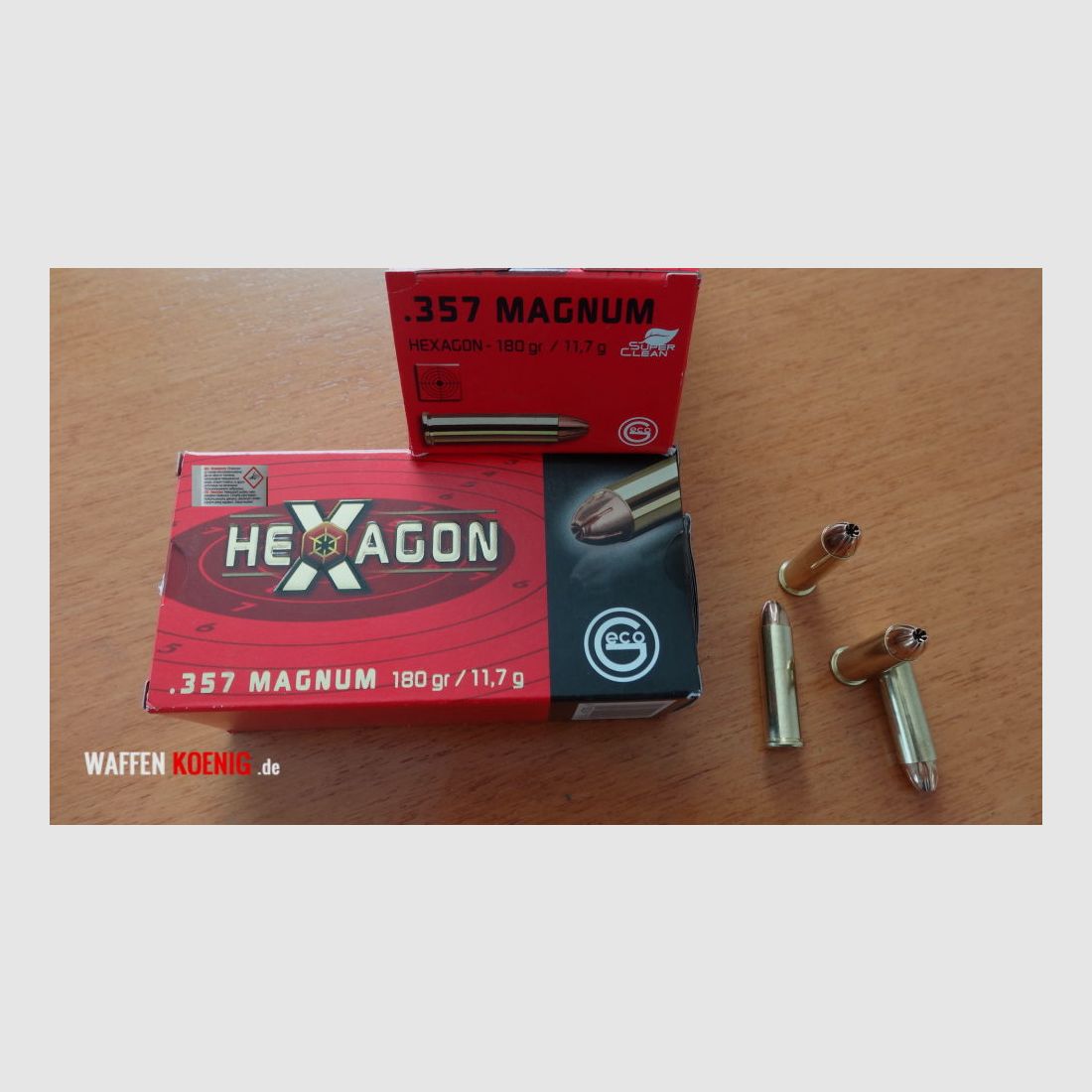 Geco GECO .357 Magnum-Hexagone