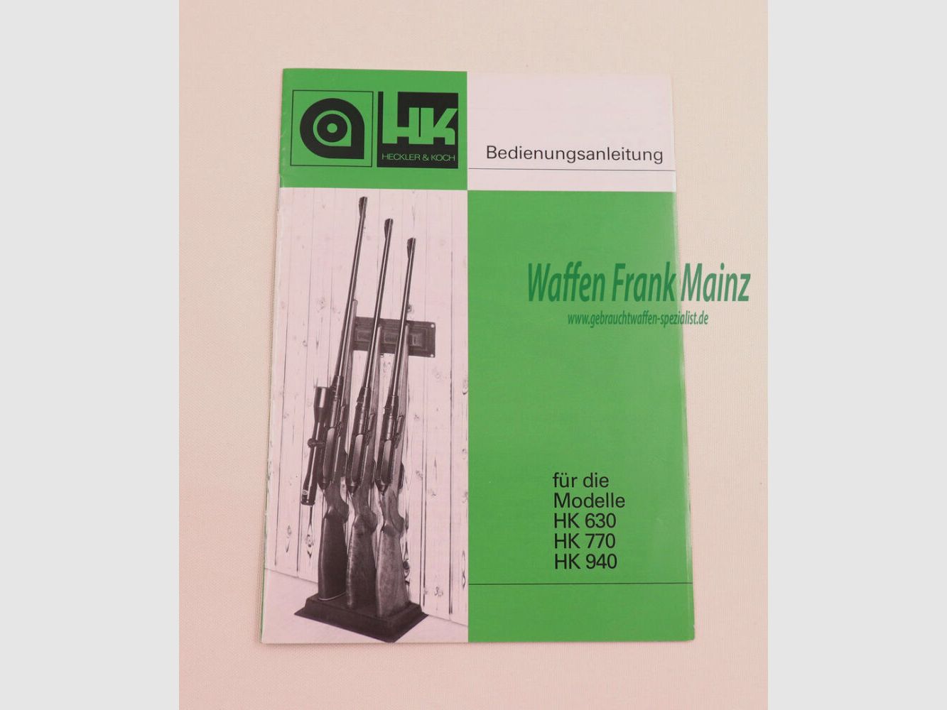 Heckler & Koch - Oberndorf Bedienungsanleitung630/770/940