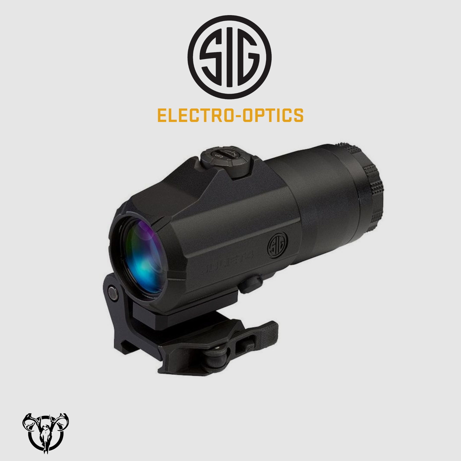 Magnifier SIG OPTICS Juliet 4, 4X24mm, Powercam QR Mount with Spacers, Black, image 1 of 2