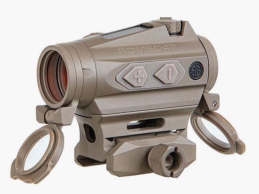 Sig Sauer ROMEO 4T, Flat Dark Earth Red Dot Ballistic CIRCLE DOT
