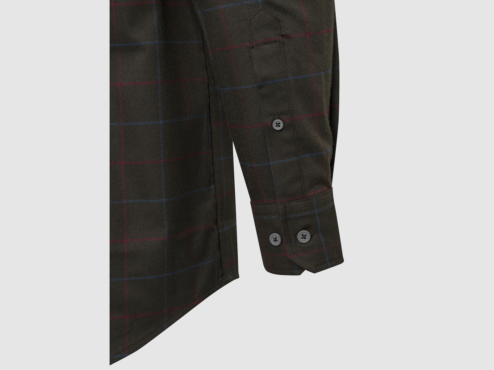 CAMICIA – BERETTA – JARGO STRETCH SHIRT Bark & Burgundy Check, Bild 4 von 4