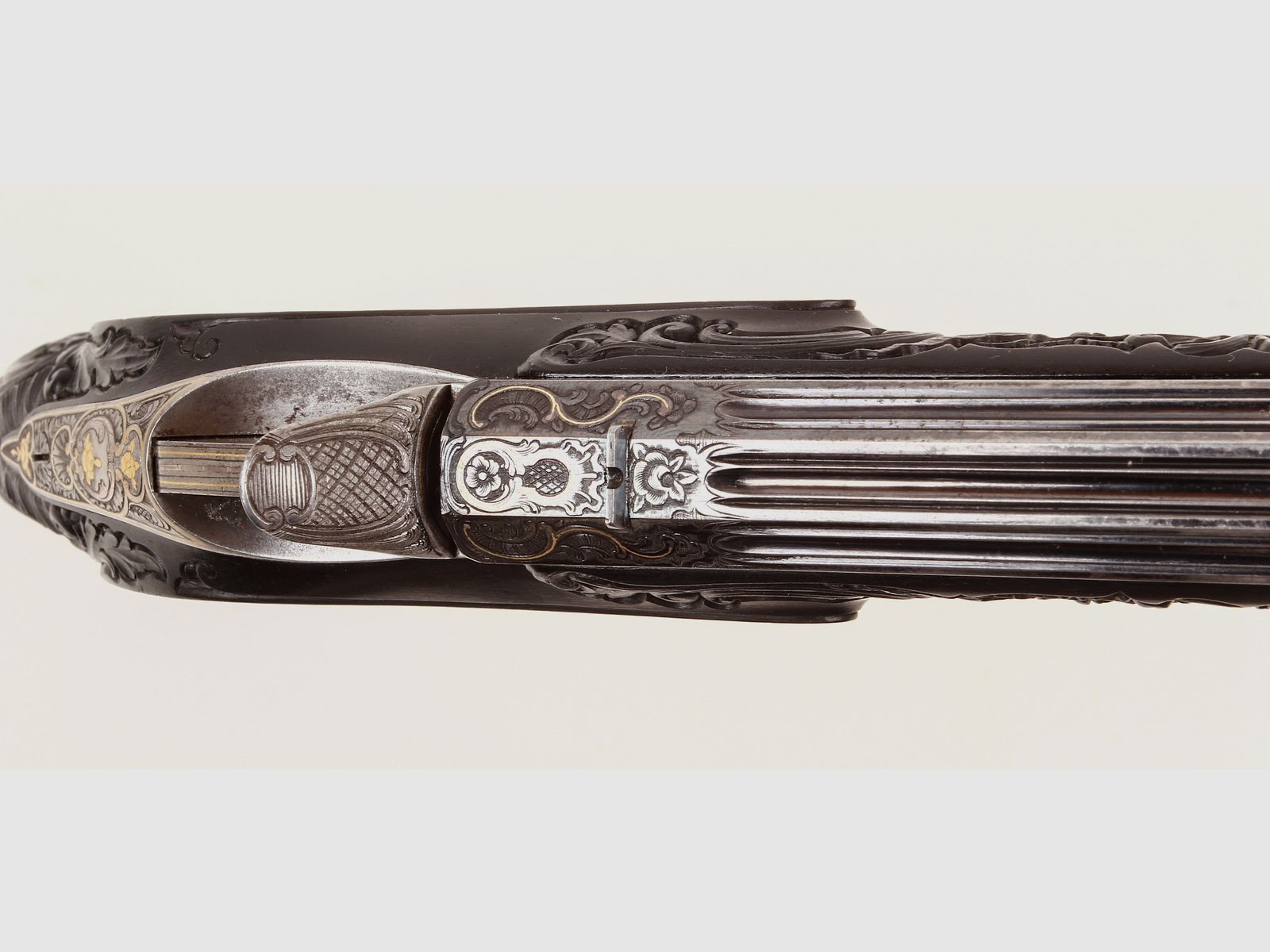 Salon glass pistol Mangeot Brussels ca. 1860 Article 10437