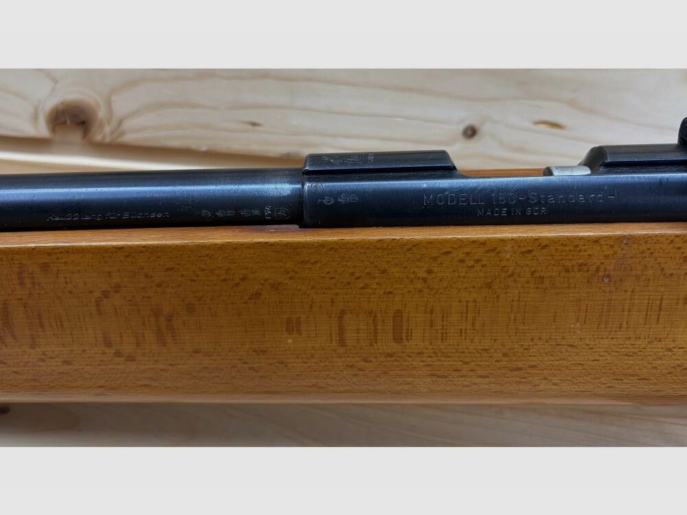 Einzelladerbüchse Suhl Mod. 150 Standard Kal.: .22lr mit Diopter / Matchgew .22lr