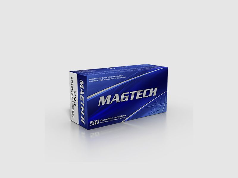 Magtech .32 S&W 98GR LWC 50 Patronen