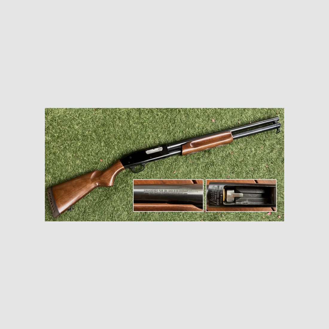 Mossberg 12/76 magnum Repetierflinte