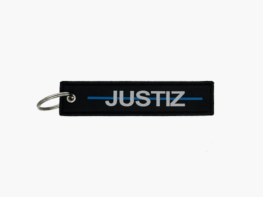 Justiz Blue Line Schlüsselanhänger